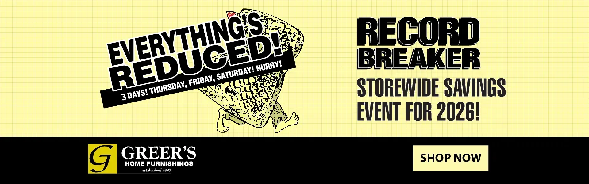 Record Breaker: EVERYTHING'S REDUCED!